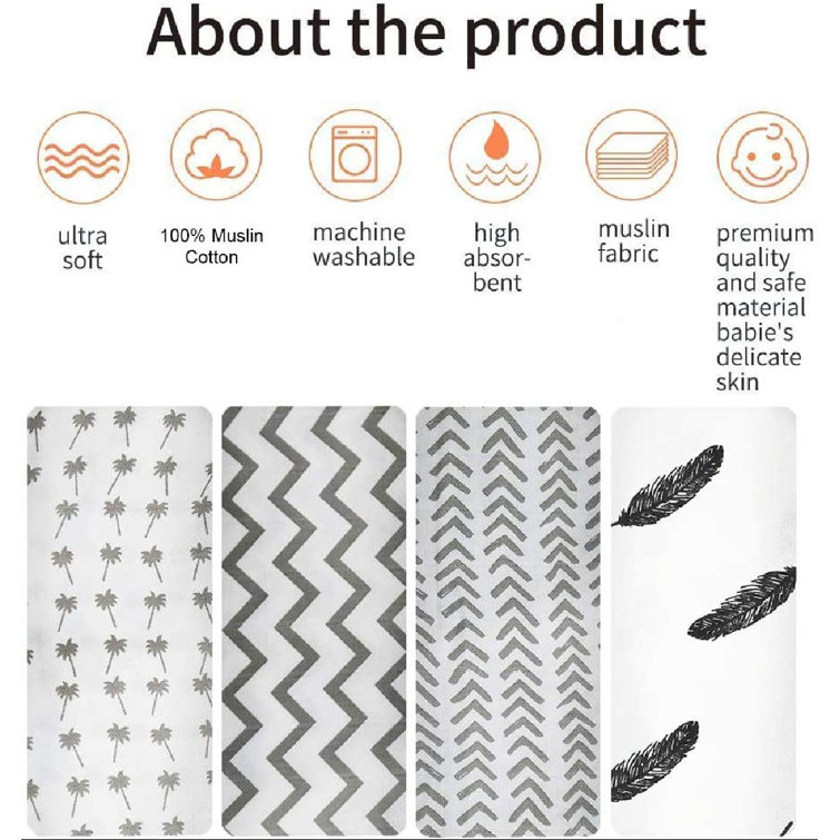 blank muslin blankets