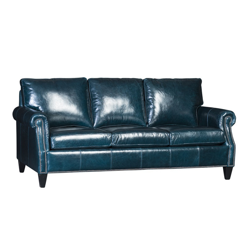 Darby Home Co Cuevas Genuine Leather Sofa Wayfair Ca Cuevas Genuine Leather Sofa