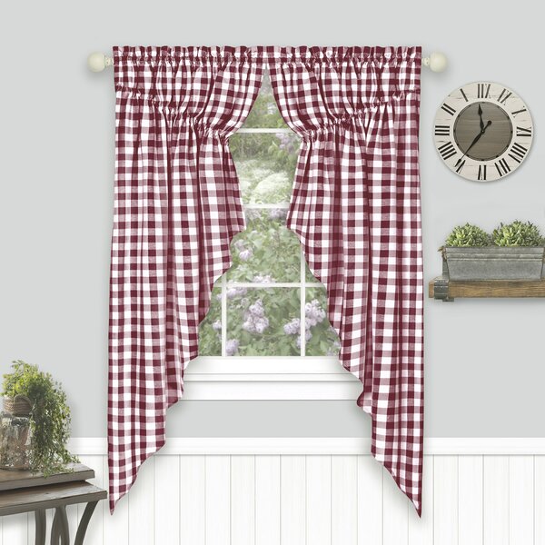 Rosalind Wheeler Draves Polyester Semi-Sheer Curtain Pair | Wayfair