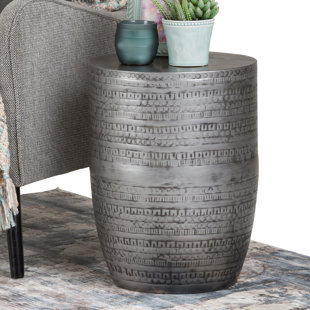Go to store & view more images Calveston Metal End Table by Bungalow Rose