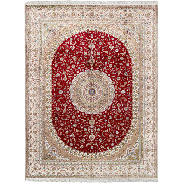 Tabriz Silk Hand Knotted Perigold