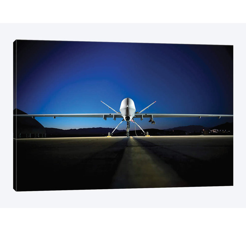 East Urban Home An Mq 9 Reaper Sits On The Flight Line Graphic