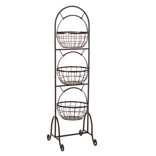 3 Tier Basket Wayfair Ca Homespun 3 Tier Fruit Bowl Basket