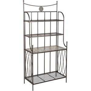 Wilhite Mosaic Outdoor Bakers Rack by Fleur De L..