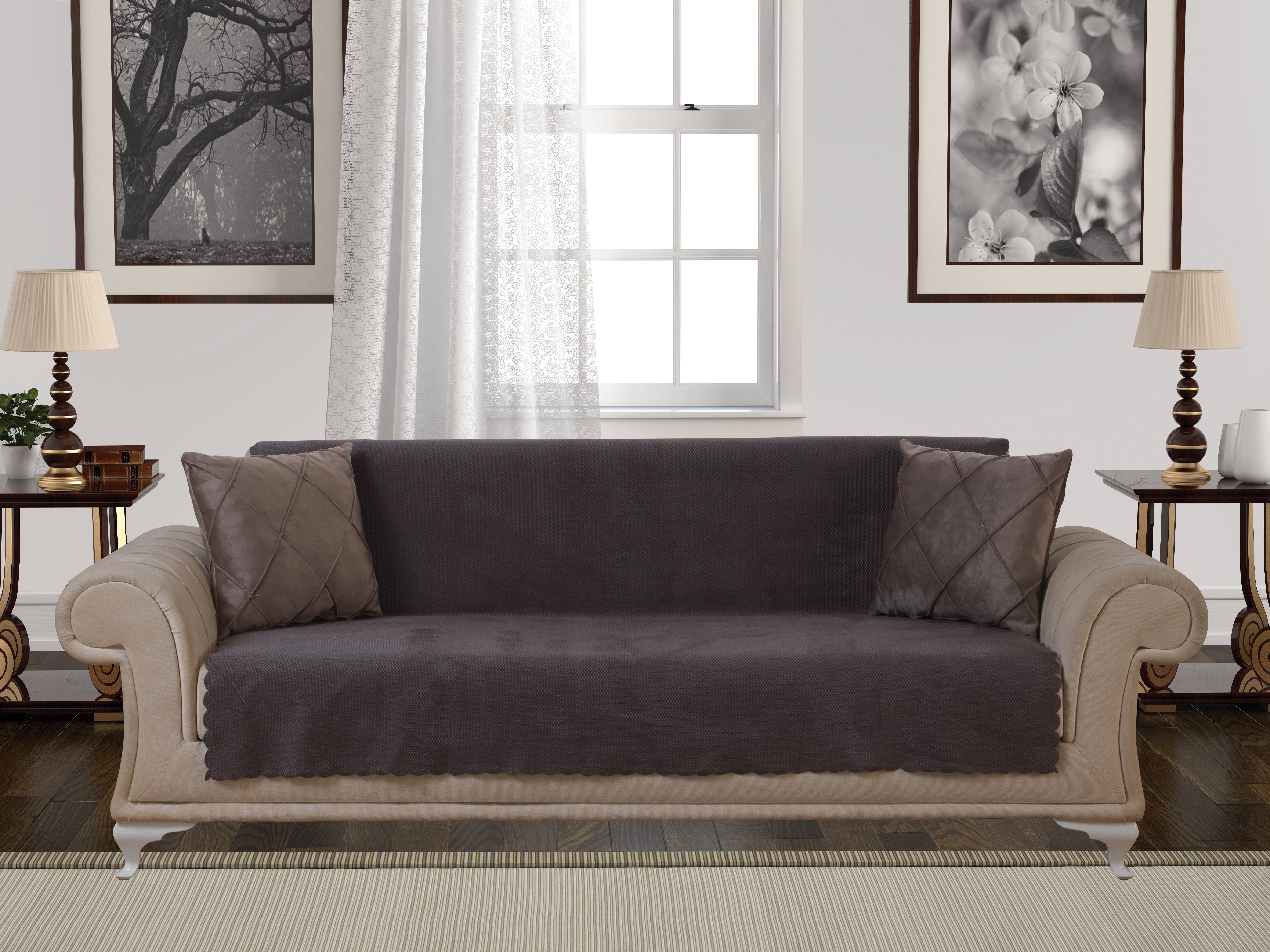 Sofa Cover Seater Couch Covers Lounge Protector Pet Kids Slipcover Mat Chirtsmas