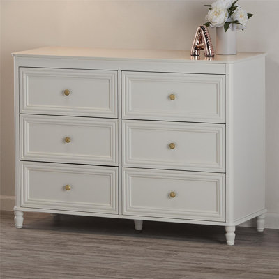 Little Seeds Piper 6 Drawer Dresser Color Cream
