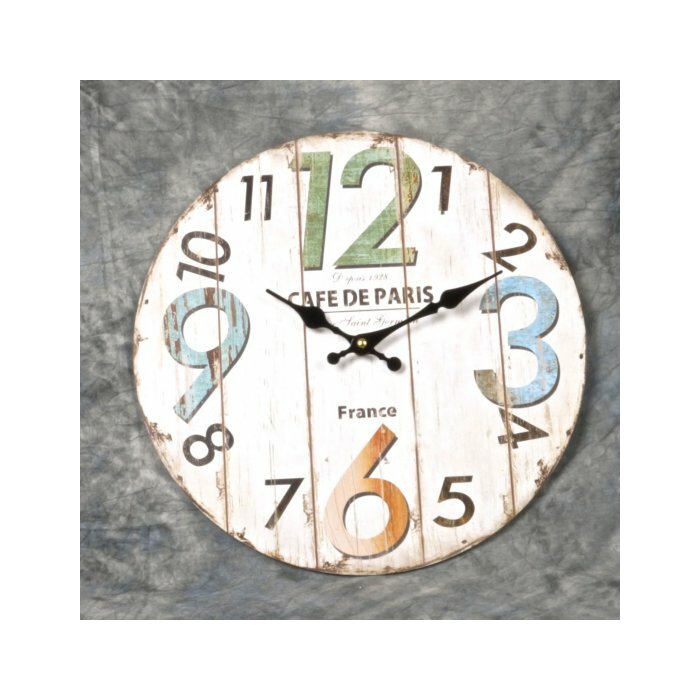 Zavala Cafe De Paris 13 2 Wall Clock