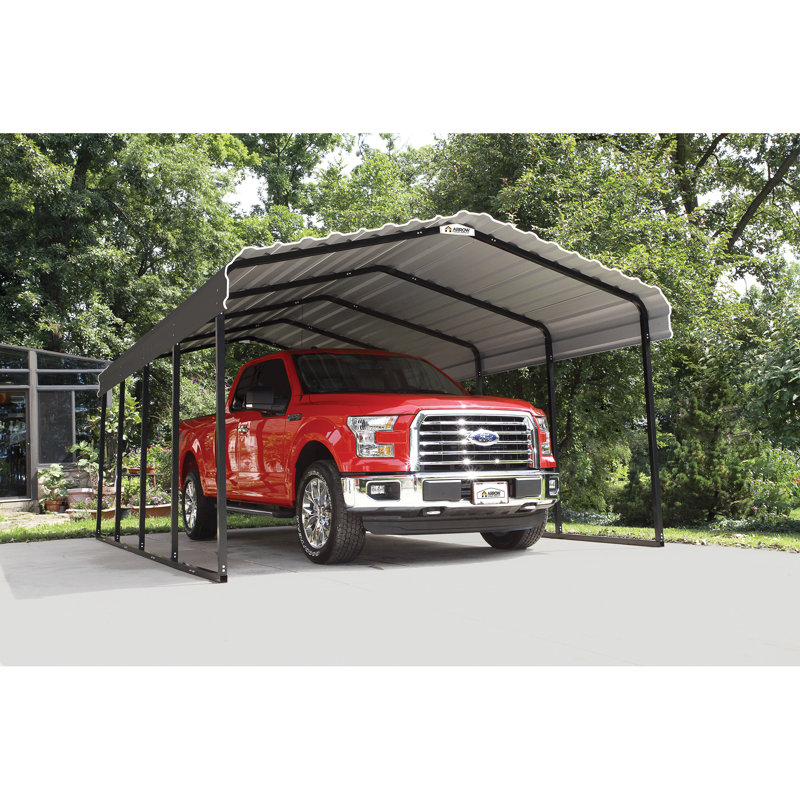 Arrow Steel Carport 12 Ft X 20 Ft Canopy Reviews Wayfair