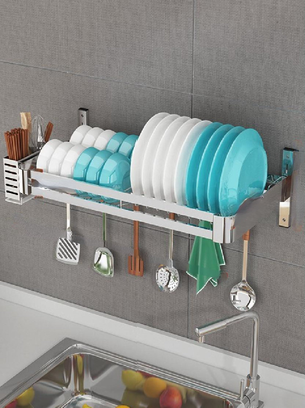 Umber Rea Stainless Steel Dish Rack Wayfair