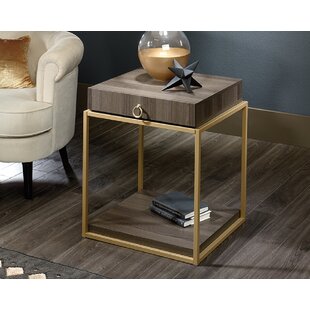 Culley End Table With Storage By Everly Quinn