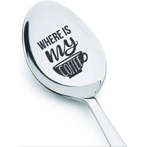 Funny It is Well with My Soul Spoon Engraved Stainless Steel for Women Men Perfect Gifts for Birthday/Graduation/ Fathers Day/Christmas Coffee Lovers Tea Lover Gift for Dad Papa Mom Friends 