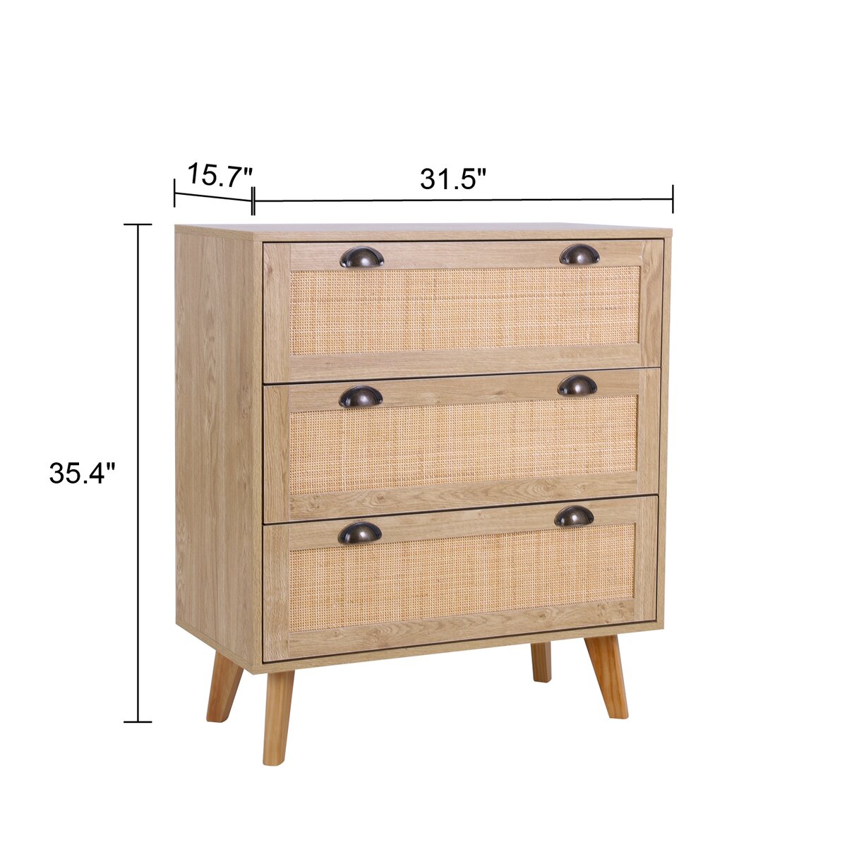 Sand & Stable Kirk 35.4'' Tall 3 - Drawer Accent Chest & Reviews | Wayfair