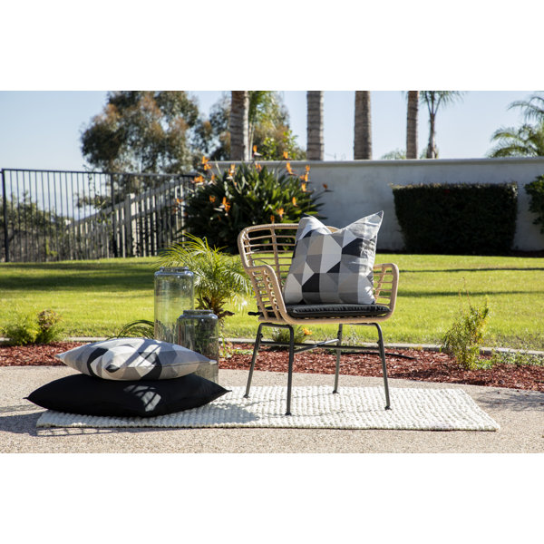 Modern Contemporary Metal And Mesh Outdoor Chairs