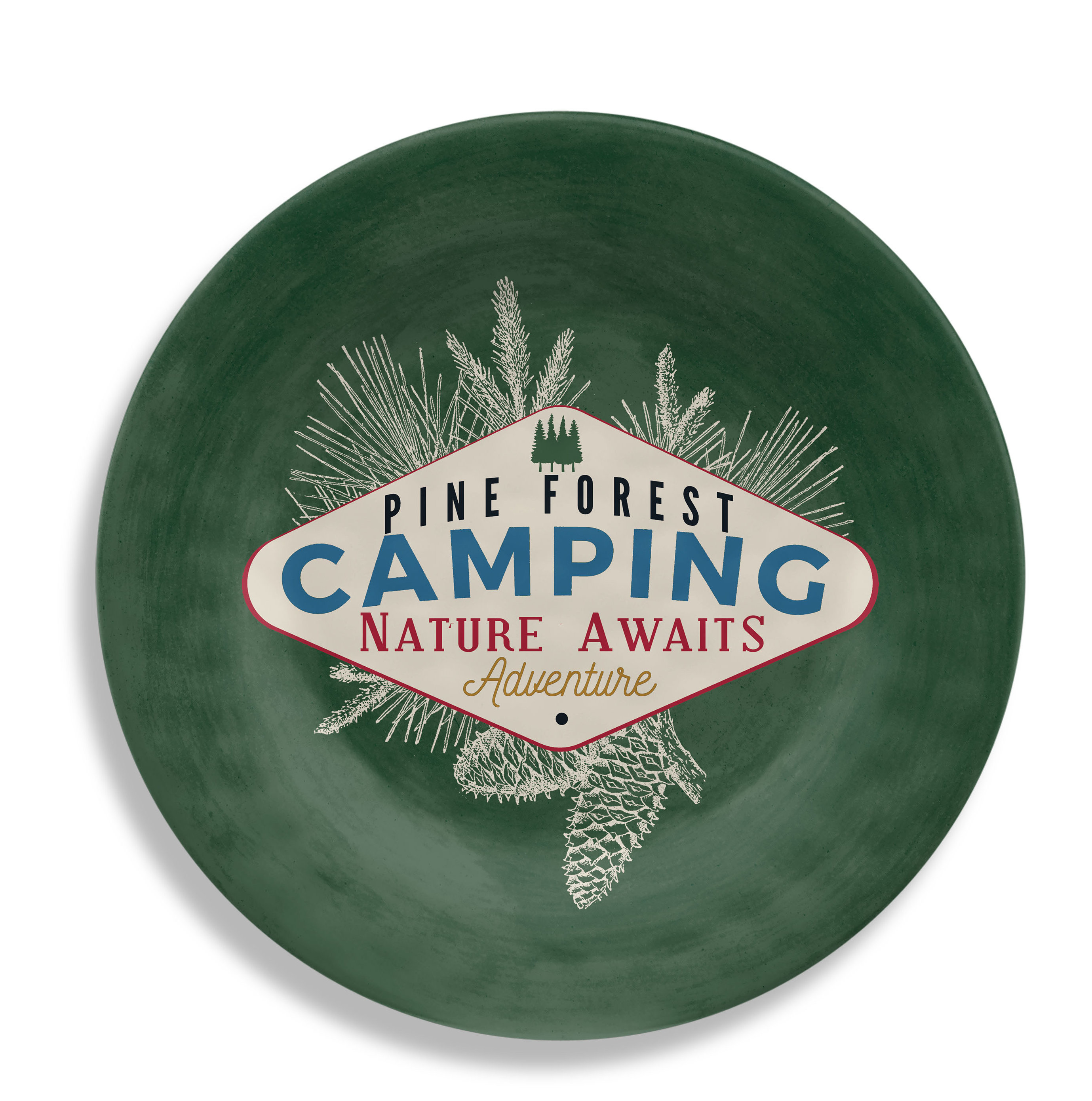 melamine camping