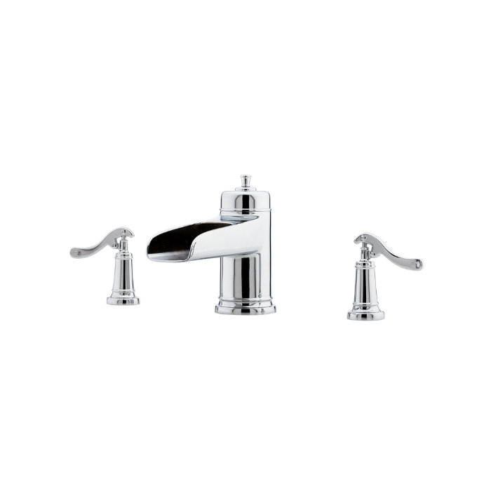 Pfister Ashfield Deck Mount Roman Tub Faucet Trim With Waterfall