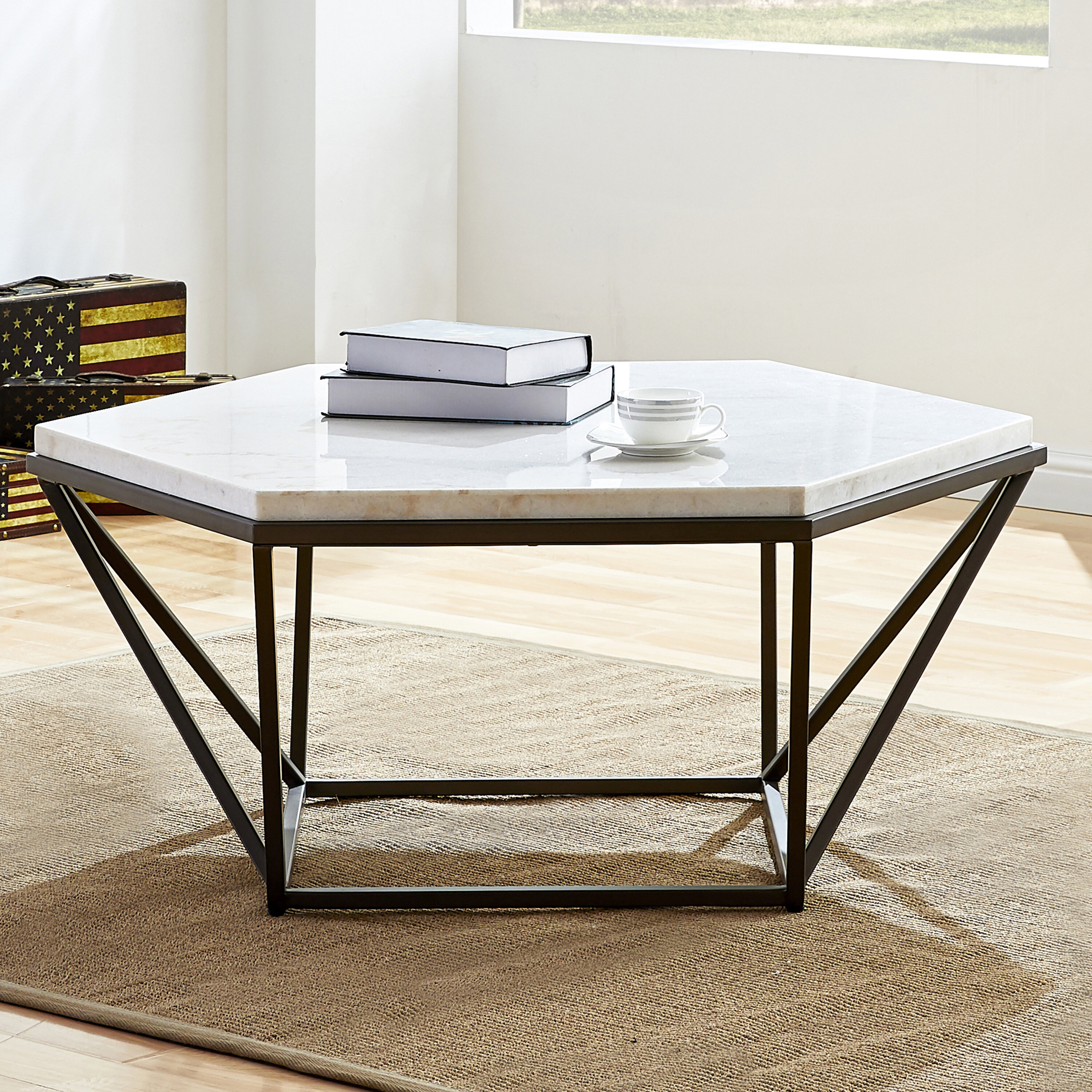 Unleashing the Unexpected: Elevate Your Space with a Mesmerizing Hexagon Coffee Table