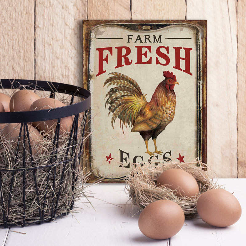 Home Living Recycling Trash Bathroom Kitchen Rooster Bedroom Farm Jar Love Egg Farm Fresh Eggs For Sale Chicken Beautiful Decorative Trash Can