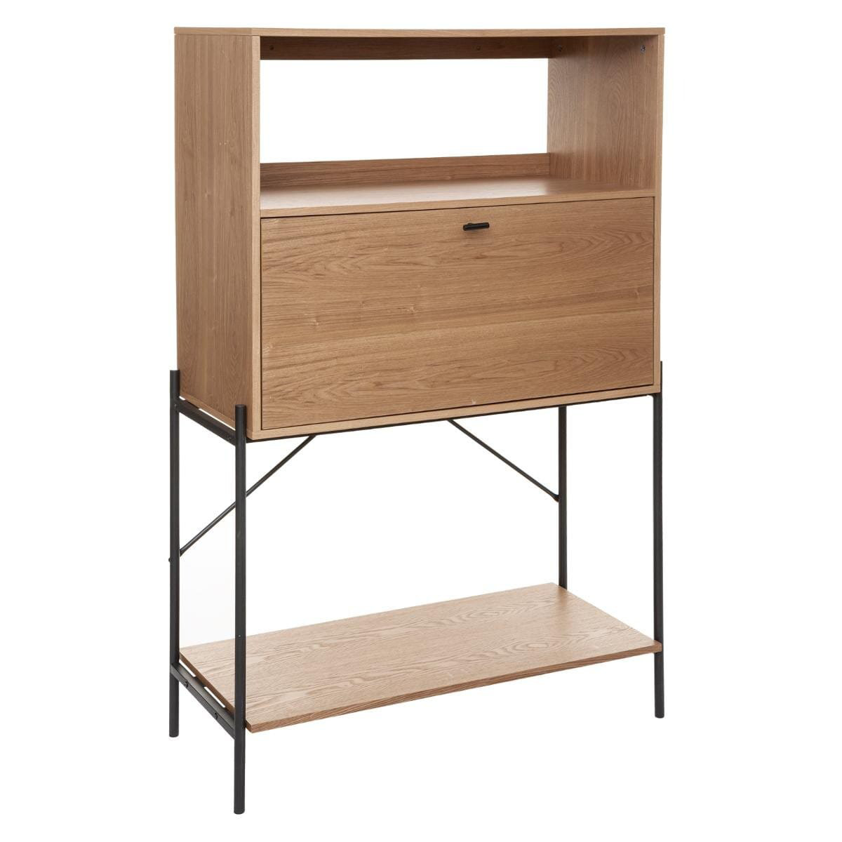 17 Stories Jitender 84Cm W Rectangular Secretary Desk with Hutch Wayfair.co.uk