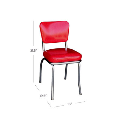 Retro Home Upholstered Dining Chair INCOMPLETE 