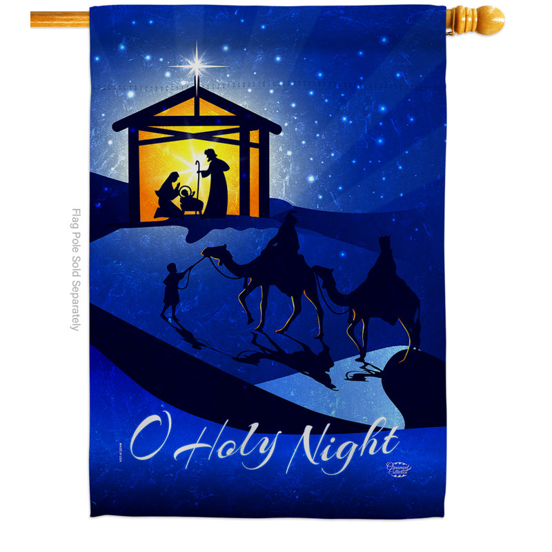 Ornament Collection Star Of Bethlehem 2 Sided Polyester 40 X 28 In House Flag Wayfair