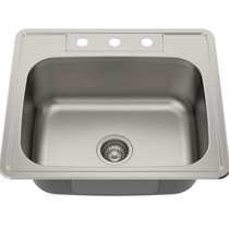 Brushed Nickel Kitchen Sink | Wayfair