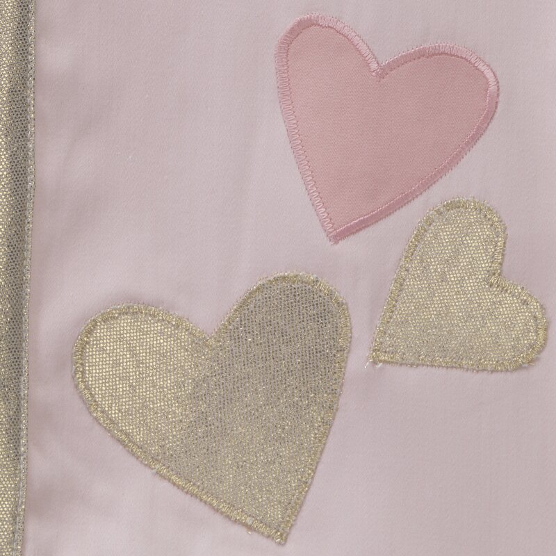 lambs and ivy confetti heart bedding