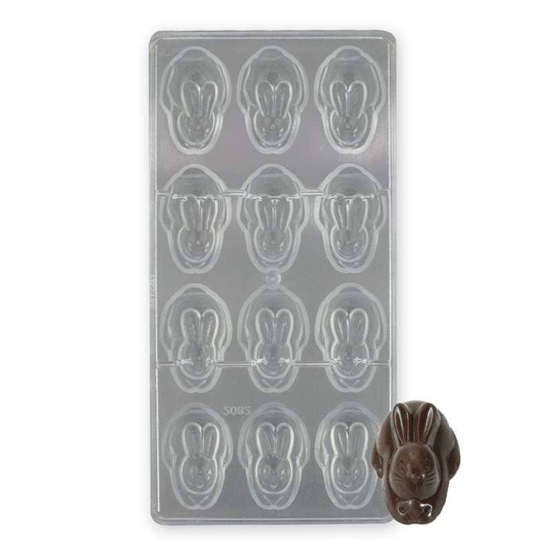 Ny Cake Non Stick 3d Bunny Polycarbonate Chocolate Mold Wayfair