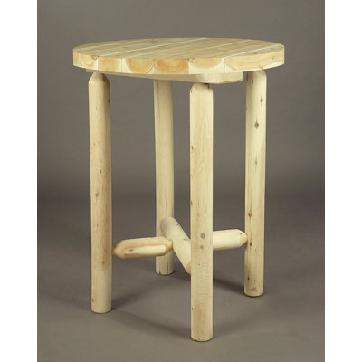 Rustic Natural Cedar Furniture Dining Table Color: Clear Coat