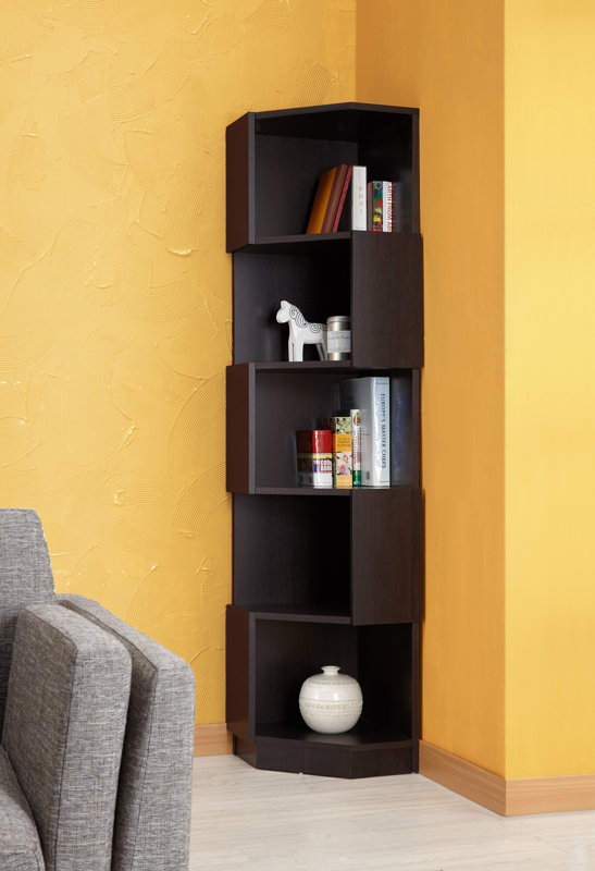 Wrought Studio Courtdale Corner Unit Bookcase Reviews Wayfair Courtdale Corner Unit Bookcase