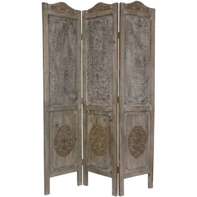 Bridgeton Closed Mesh 3 Panel Room Divider