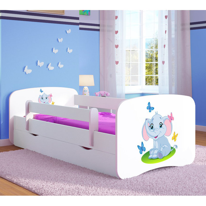 Zipcode Design Caswell Convertible Toddler Bed With Drawers