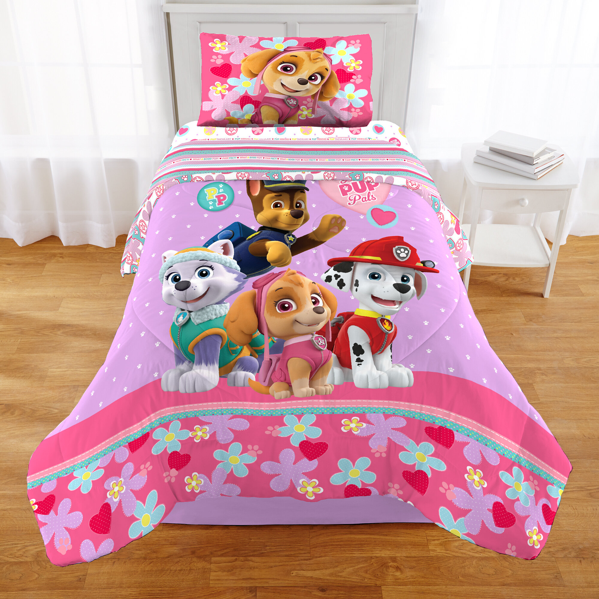 Paw Patrol Girl Best Pup Pals Bed in Bag Bedding Set 