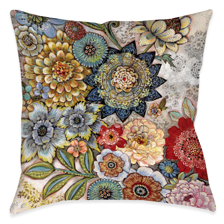 multi colored throw pillows