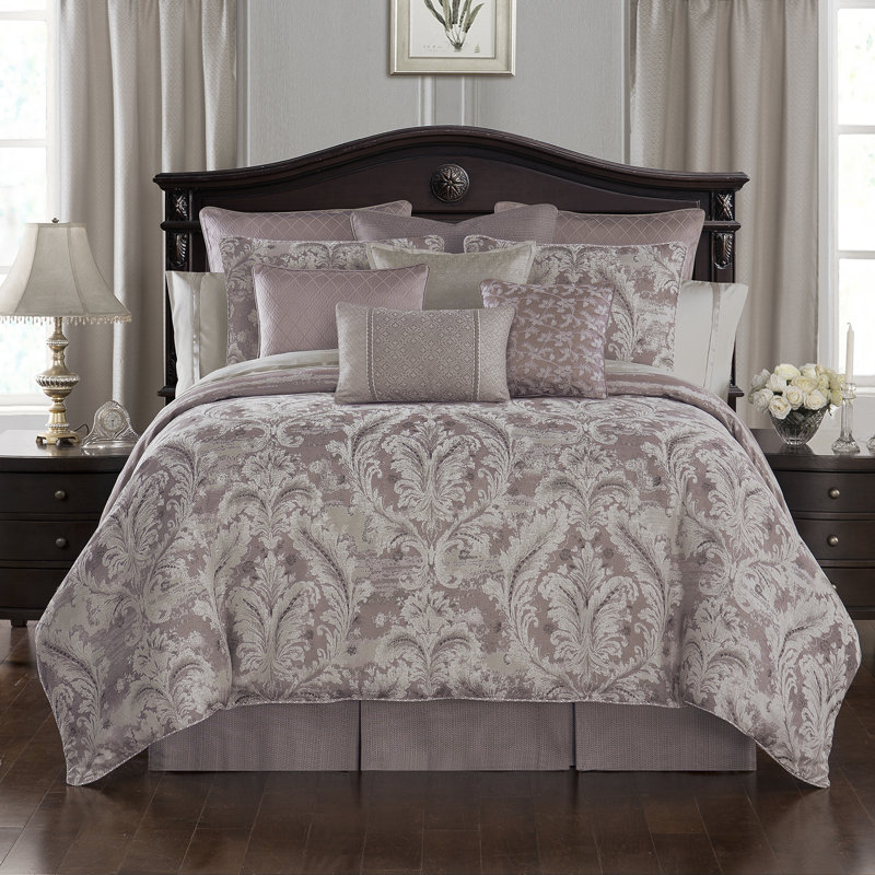 Waterford Bedding Victoria 4 Piece Reversible Comforter Set