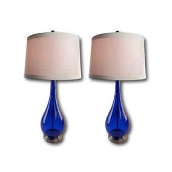 Medallion Lighting Filare 31 Blue Table Lamp Set Wayfair