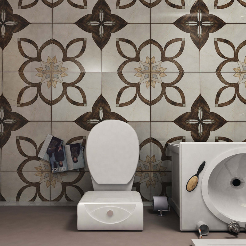 Elitetile Argas 17 75 X Ceramic Field Tile In Brown Beige Argas 17 75 X Ceramic Field Tile In Brown Beige