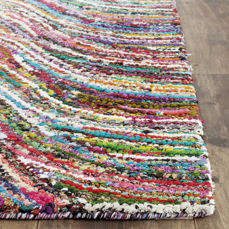 Bungalow Rose Anaheim Hand Tufted Cotton Multi Color Area Rug Reviews Wayfair