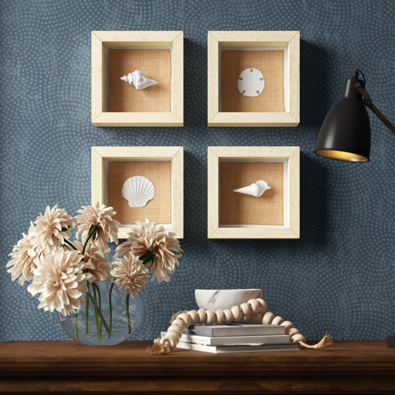 4 Piece Seashell Wall Decor Set Reviews Joss Main