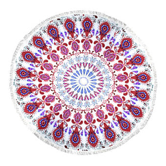 thick round yoga mat