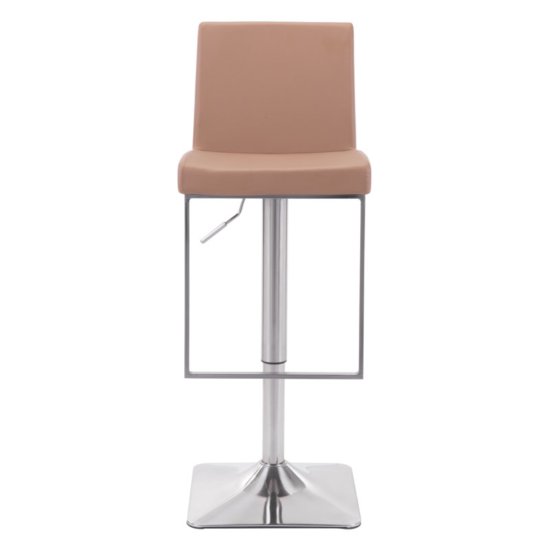 Brayden Studio Bissett Adjustable Height Swivel Bar Stool & Reviews