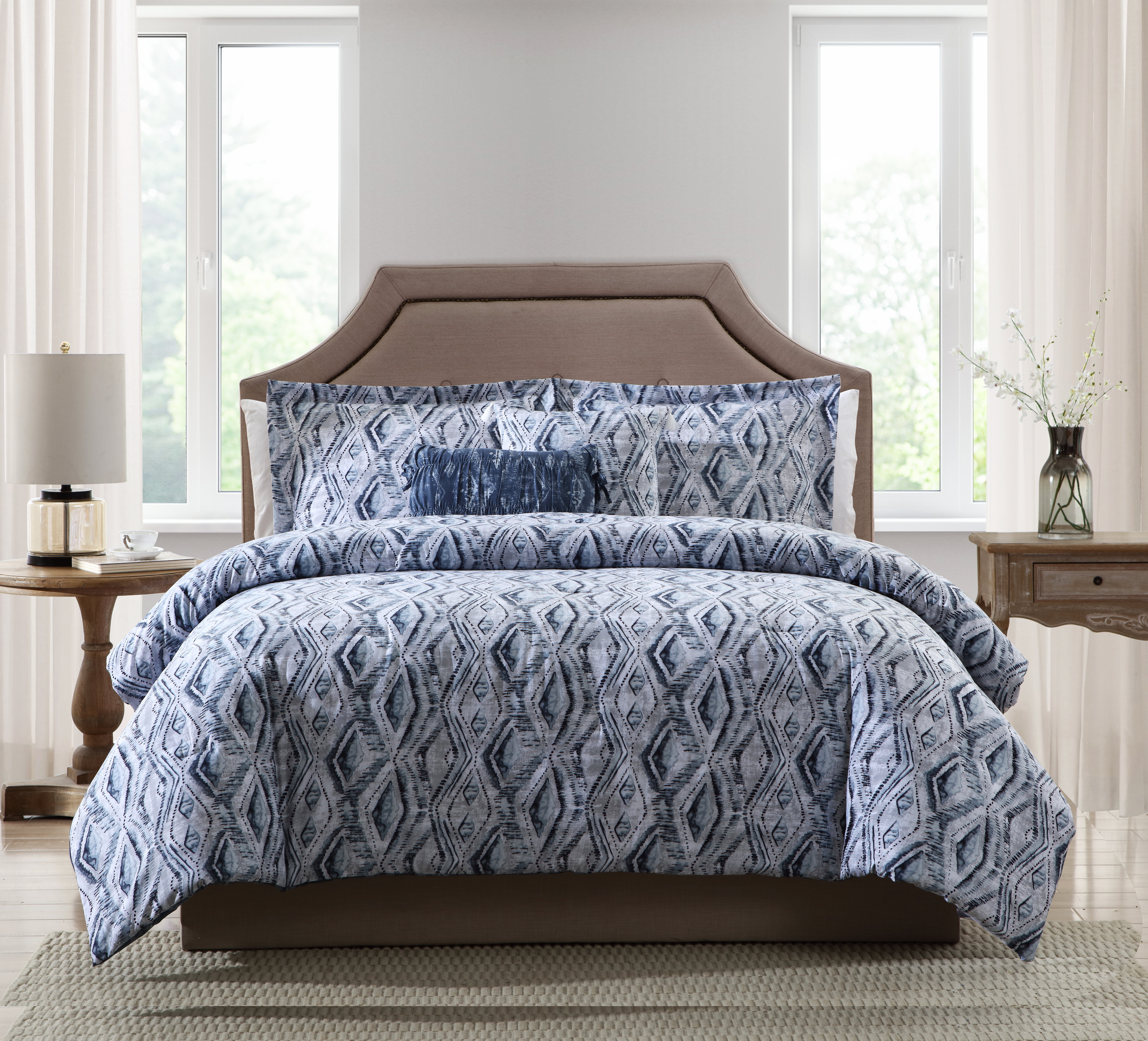 Bungalow Rose Dominika Ikat Comforter Set Wayfair