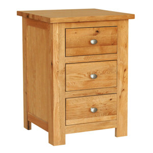 Nachttisch New Waverly mit 3 Schubladen von Hall..