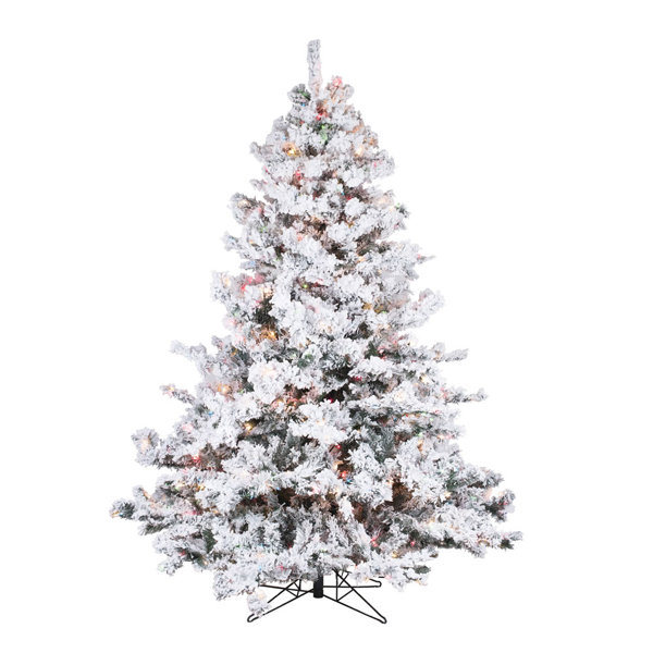 The Holiday Aisle Alaskan 6 5 White Fir Trees Artificial White Fir Trees Artificial