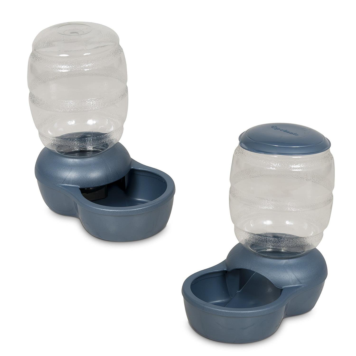 Petmate Replendish 2 Piece Automatic Feeder And Water Dish Set
