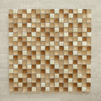 Long Island Mosaics Tile Victory 0 625 X 0 625 Glass Mosaic Tile Wayfair