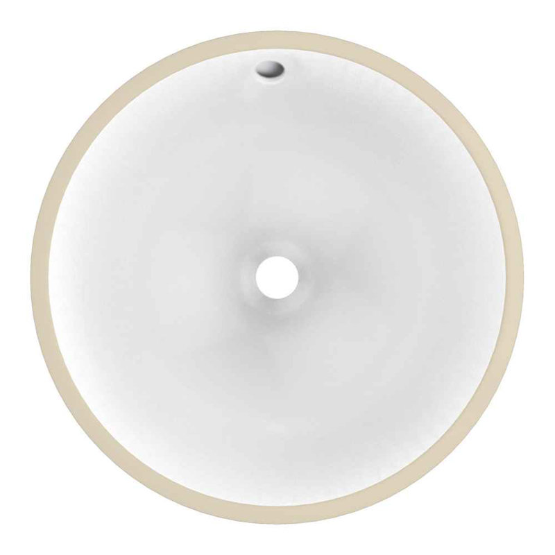 American Imaginations Cupc Ceramic Circular Undermount Bathroom Sink With Faucet And Overflow Wayfair