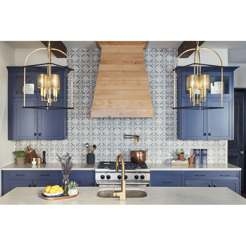 Bedrosians Enchante Decorative 8 X 8 Porcelain Field Tile Reviews Wayfair