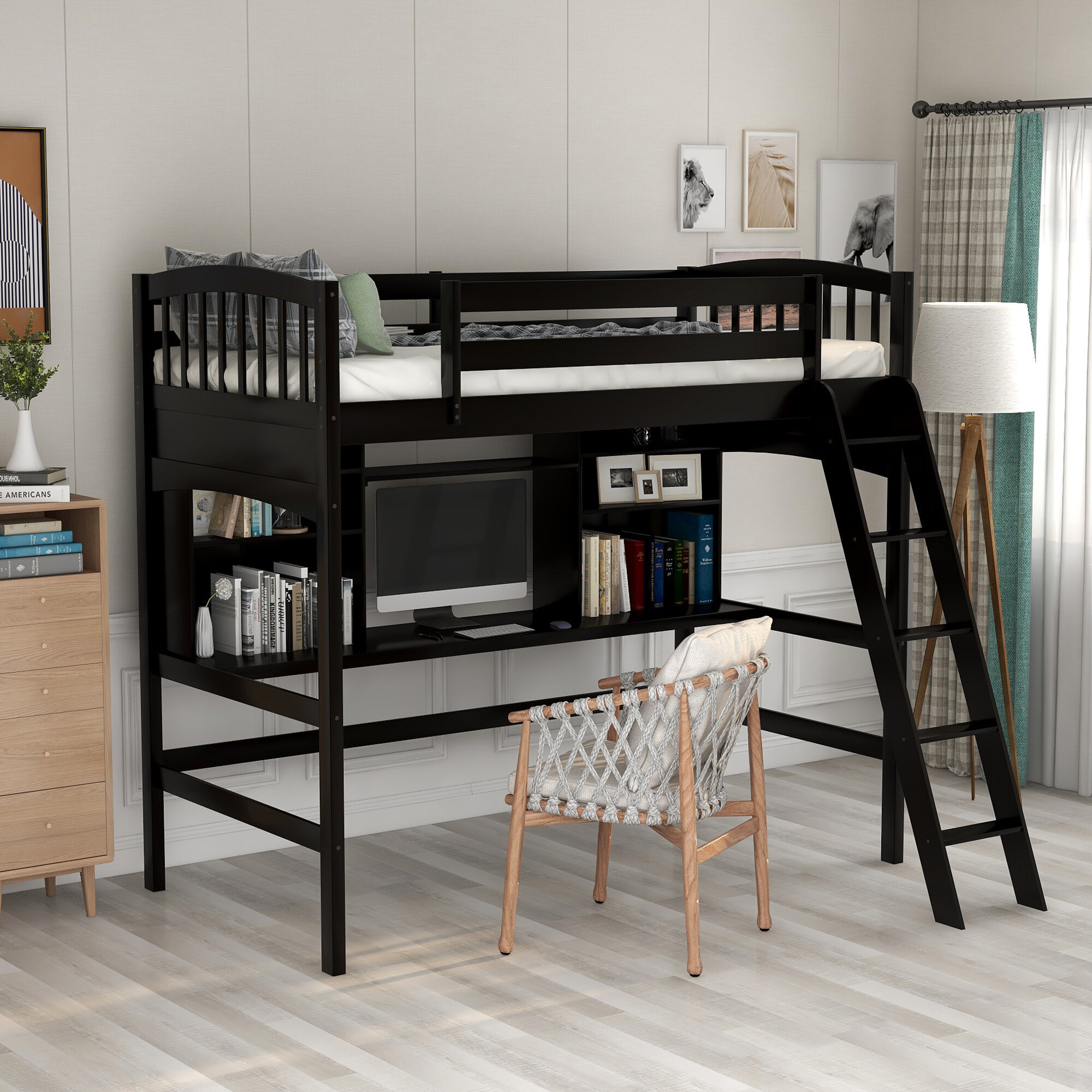 harriet bee loft bed