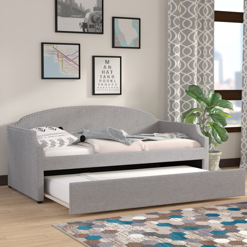 Ebern Designs Towcester Twin Daybed With Trundle Reviews Wayfair Ebern Designs Towcester Twin Daybed