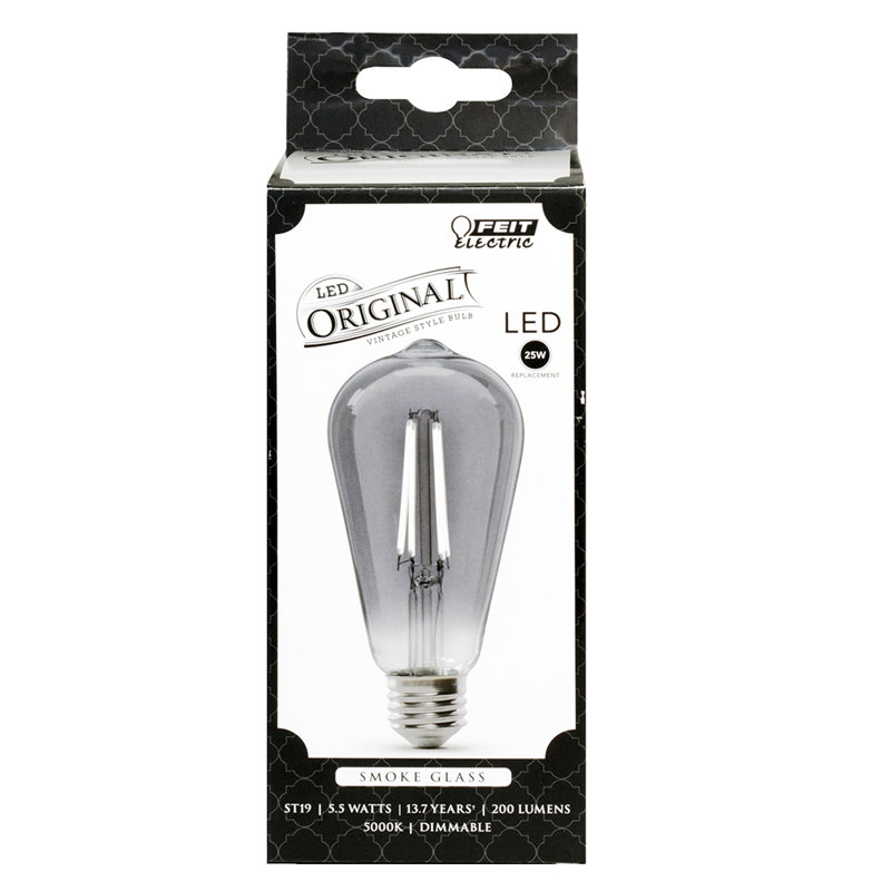 Feit Electric 25 Watt Equivalent St19 Led Dimmable Light Bulb